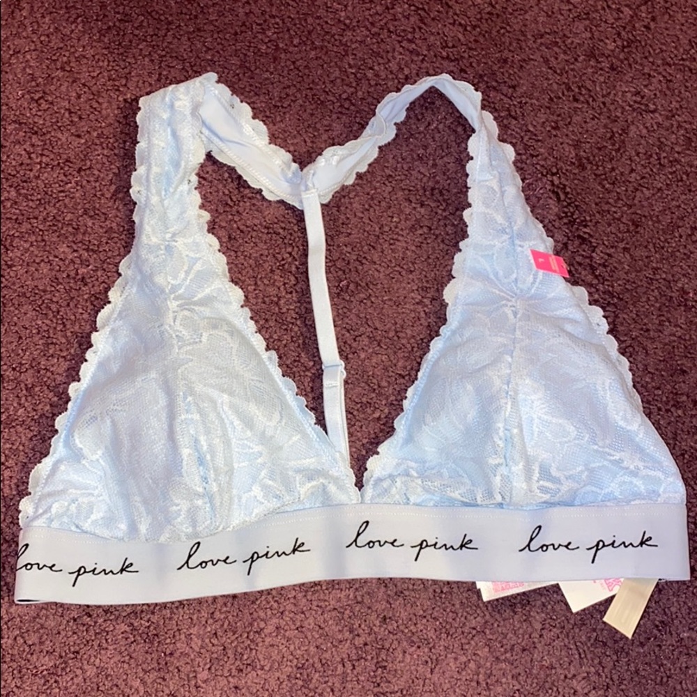 PINK Lace Halter